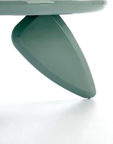 Stolik kawowy okrągły Lumis 80 cm - niebieski