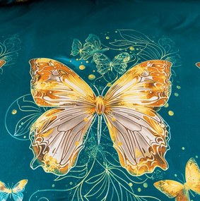 PrzytulneMieszkanie.pl PrzytulneMieszkanie.pl Pościel z mikrofibry ZAFIRA niebieska Rozmiar pościeli: 70 x 80 cm | 140 x 200 cm