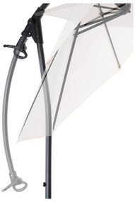 Biały parasol ogrodowy ø 300 cm Sirolo – Tomasucci