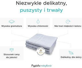 Ręcznik hotelowy Deluxe 100 x 150 cm biały, 100% bawełna