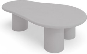 Stolik kawowy Gisela 130 cm do salonu - jasny szary