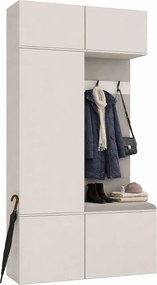 Kaszmirowa nowoczesna garderoba do przedpokoju L5-F57