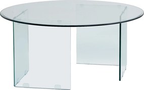 Stolik kawowy z hartowanego szkła - ADAMO