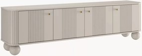 Szafka RTV Vesper 4D 187 cm - kaszmir / złote uchwyty / nogi kule