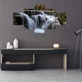 Obraz - Kaskady wodospadów (125x70 cm)