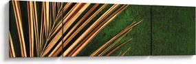Obraz z liściem (170x50 cm)