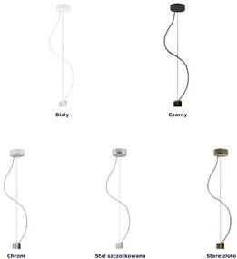 Nowoczesny żyrandol z abażurem 60 cm - EX844-Flos - wybór kolorów