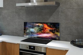 Panel szklany do Kuchni Futurystyczna Wizja Przestrzeni