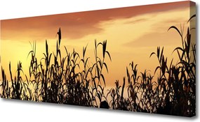 Obraz canvas Ognisty Zachód nad Szczytym