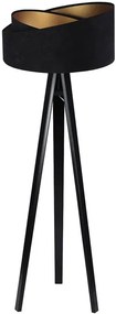 Czarna lampa stojąca glamour W6-R62