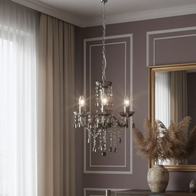 LAMPA SUFITOWA WISZĄCA EBT007-3CP GREY