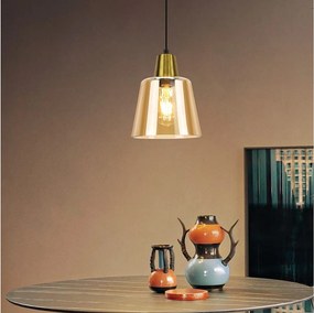 Vintage Glass 3-Flame Dining Table Pendant Light E27 Lampa wisząca do salonu
