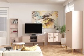 Wysoki skandynawski regał na książki macchiato T4-A49