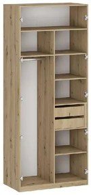 Korpus szafy modułowej FORMO K5 100 dąb artisan HALMAR