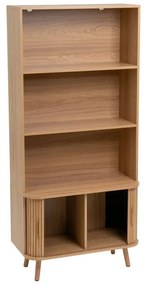 Regał w dekorze dębu w naturalnym kolorze 80x172x40 cm Elia – Casa Selección