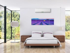 Obraz - Lewndowe pole (170x50 cm)