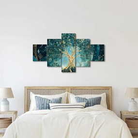 Obraz – Drzewo życia we wszechświecie (125x70 cm)