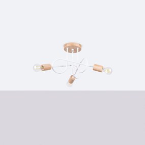 Żyrandol EMBER 3 biały SOLLUX  LIGHTING