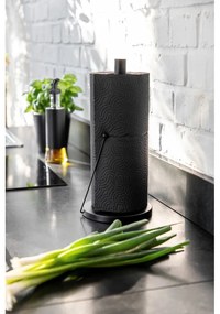 Czarny metalowy stojak na ręczniki papierowe Wenko Black Outdoor Kitchen Clayton