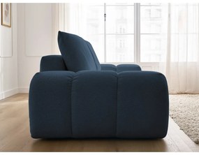 Ciemnoniebieska sofa z tkaniny szenilowej 278 cm Everest – Bobochic Paris