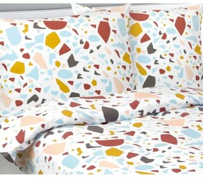 Bellatex Pościel flanelowa Mozaika, 140 x 220 cm, 70 x 90 cm