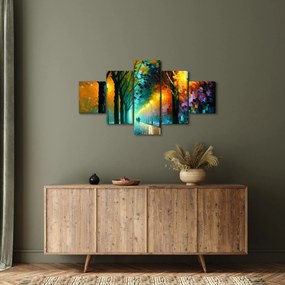 Obraz - Nocny spacer (125x70 cm)