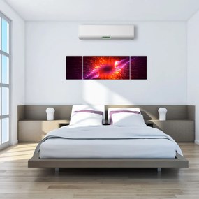 Obraz współczesnej ciernistej abstrakcji (170x50 cm)