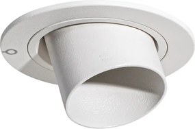 Nowoczesny podtynkowy reflektor biały GU10 35 mm okrągły, regulowany - Installa