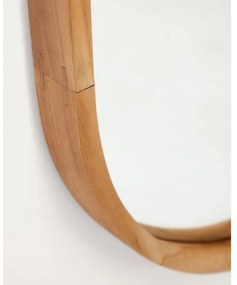 Lustro z drewnianą ramą ścienne 45x95 cm Magda – Kave Home