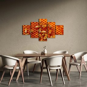 Obraz - Plaster miodu (125x70 cm)