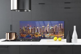 Panel Szklany Panorama Nowoczesnej Metropolii