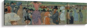 Obraz - Jean-Louis Forain, The Races at Longchamp, reprodukcje (170x50 cm)