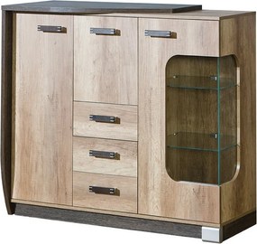 Komoda PALMERO 130 cm do Salonu Sypialni Brązowy