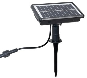 Zewnetrzna Lampki solarne ogrodowe 10m z LED 10 świateł - Russell Nowoczesny Oswietlenie zewnetrzne