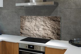 Szkło do Kuchni na Ścianę Abstrakcyjna Struktura Kamienia