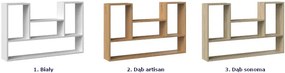 Skandynawski Regał Wiszący Dąb Artisan W3-G41
