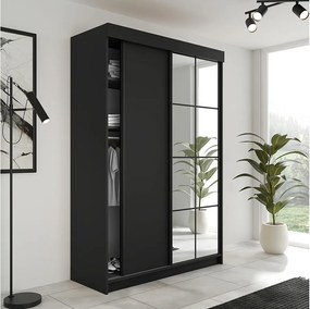 Szafa Przesuwna LAMARO 138 Czarny