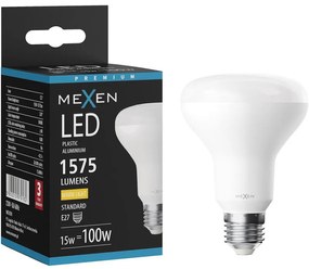 Mexen Nova żarówka LED E27, R80, 15W, Ciepła - 3000K, 1575 lm - L105-E27-1530-01