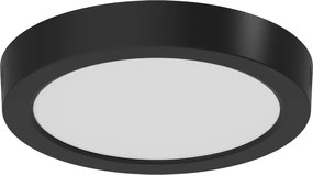 Mexen LDSR plafon sufitowy LED natynkowy fi 22 cm, 18W, Zimna - 6500K, 1440 lm, czarny - L212-022-1865-70