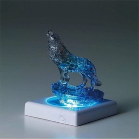 HCM Kinzel 3D Crystal puzzle Wilk, 37  elementów