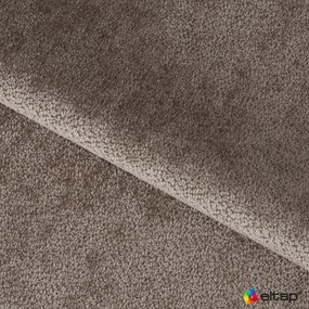 Jasnobrązowe tapicerowane łóżko dwuosobowe ze schowkiem ze stelażem 140x200 cm Dizzle – ELTAP