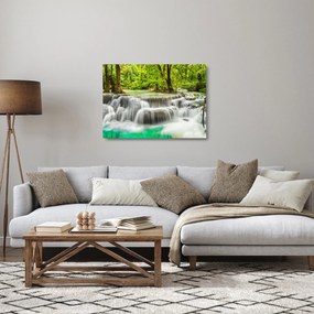 Obraz na szkle - wodospady (70x50 cm)