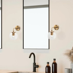 Kinkiet lampa ścienna Viran - 10890, przezroczysty/miedziany