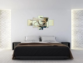 Obraz - Astronom na rowerze (125x70 cm)