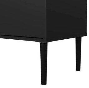 Czarna szafka pod TV 177x57 cm Media – Tvilum