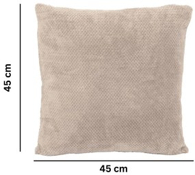 Poduszka dekoracyjna z mikropluszu 45x45 cm Pippa – Tiseco Home Studio