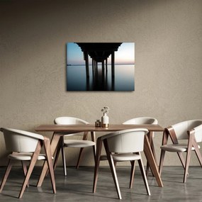 Obraz - spokojna powierzchnia wody (70x50 cm)