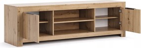 Szafka RTV Tommy 180 z szafkami i półkami, dąb artisan
