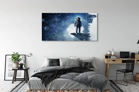 Fotoobraz na płótnie Miasto Mechanizmów i Postać