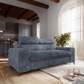 Masseno Sofa BENETE z funkcją spania - Szary - TILIA 85